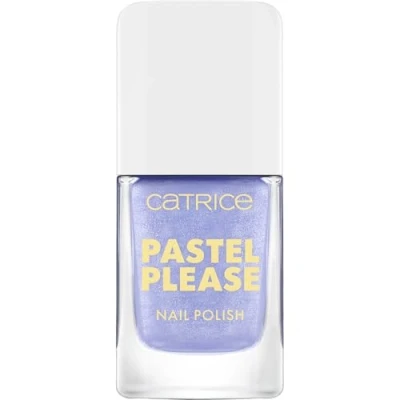 Afbeelding van Catrice Pastel Please Nail Polish, nr. 020, blauw, langdurig, sterk gepigmenteerd, glinsterend, kleurintensief, acetonvrij, veganistisch, zonder microplastic deeltjes, parfum, per stuk verpakt