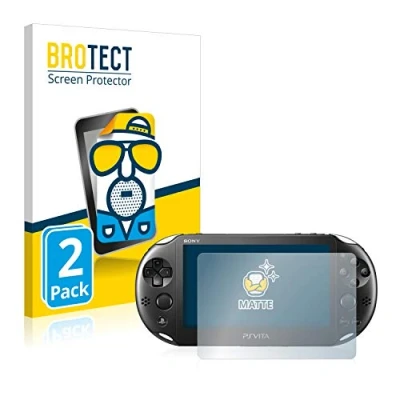 Afbeelding van BROTECT (2 Stuks) Antireflecterende Beschermfolie voor Sony Playstation PS Vita Slim Anti Glare Screen Protector, Mat, Ontspiegelend
