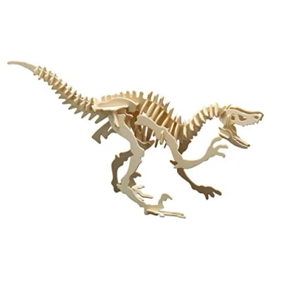 Afbeelding van Houten bouwpakket 3D puzzel Velociraptor