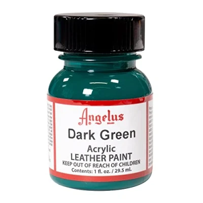 Afbeelding van Angelus leerverf Donker Groen 29,5ml
