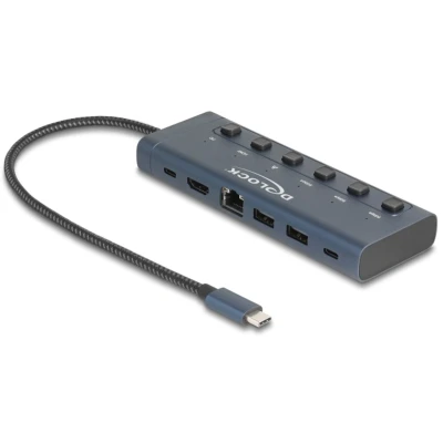 Afbeelding van Delock USB Type C™ Dockingstation 4K HDMI / Gigabit LAN PD
