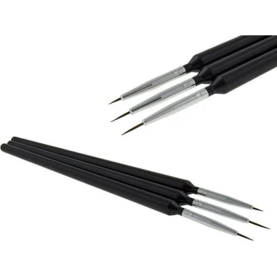 Afbeelding van SUNONE Nageldecoratie Penselen Set 3 Delig 0, 00, 000