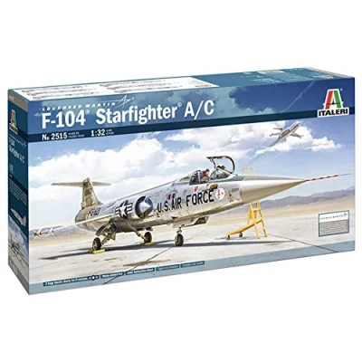 Afbeelding van 1:32 Italeri 2515 F 104 Starfighter A/C Plastic Modelbouwpakket