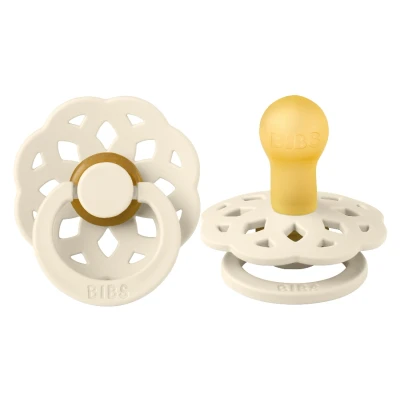 Afbeelding van Bibs Boheme Ivory 0 6 mnd Fopspeen 210216C