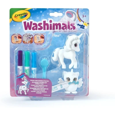 Afbeelding van Crayola Washimals Dieren Eenhoorn en Uil Una