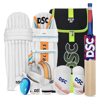 Afbeelding van DSC Unisex volwassenen 8904223211606 cricketkit, meerkleurig, 3