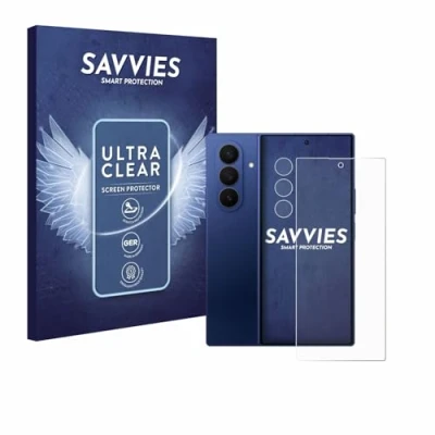 Afbeelding van Savvies Screenprotector voor Samsung Galaxy Z Fold 7 (Voor+Camera) Folie Beschermfolie transparant (18 Stuks)