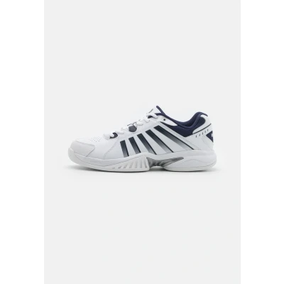 Afbeelding van K Swiss Heren Receiver V Sport Shoe, Wit Peacoat Zilver, 47 EU
