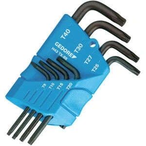 Afbeelding van Gedore Stiftsleutelset 8 dlg Torx t9 t40 H 43 TX 88