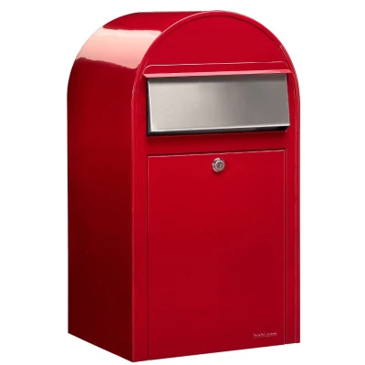 Afbeelding van Brievenbus Bobi Grande B (back) helderrood