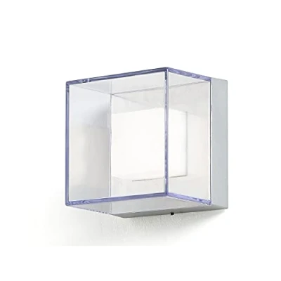 Afbeelding van Konstsmide San Remo LED 6x1W flush square 14cm 230V 3000K grijs/rook
