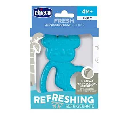 Afbeelding van CHICCO Verkoelende bijtring 4 maanden + lichtblauw