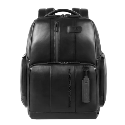 Afbeelding van Piquadro Urban Fast check PC backpack with iPad Compartment black Laptoptas
