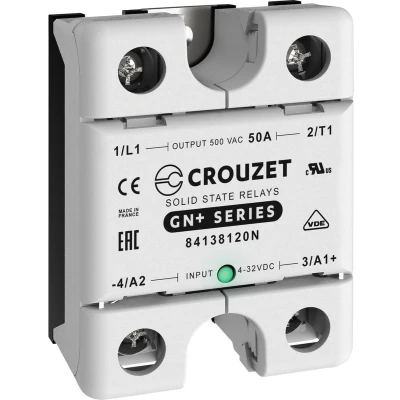 Afbeelding van Crouzet Halfgeleiderrelais 84138120N 50 A Schakelspanning (max.): 500 V/AC Speciale nuldoorgang 1 stuk(s)