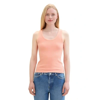 Afbeelding van TOM TAILOR Denim Damestop, 35155 Verbrand terracotta, M