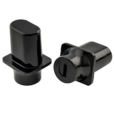 Afbeelding van Musiclily Pro Metrisch Maat Top Hat Telecaster Switch Tips Caps Gitaar Schakelaarknop voor Import Squier Tele Style, Zwart (2 stuks)