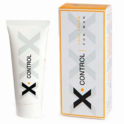 Afbeelding van Ruf X Control Cool Stimulerend Middel Crème met vertragende werking voor Langer Plezier Koud Effect 40 ml