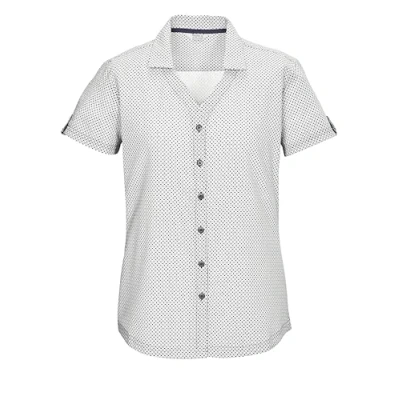 Afbeelding van killtec dames Functionele blouse met korte mouwen KOS 46 WMN WVN SHRT, nachtblau, 48, 42842 000