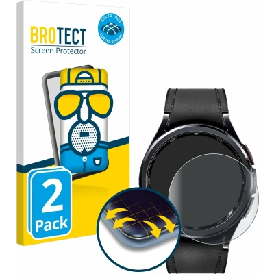Afbeelding van BROTECT Screenprotector voor Samsung Galaxy Watch 6 Classic (47 mm) Folie Beschermfolie matte volledig dekking (2 Stuks)