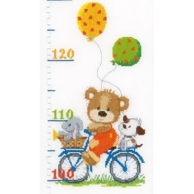 Afbeelding van Vervaco groeimeter Spelend Beertje 0156394