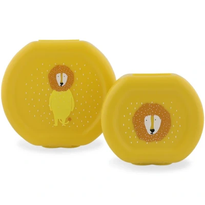 Afbeelding van Trixie Mr. Lion Lunchbox 2pc yellow