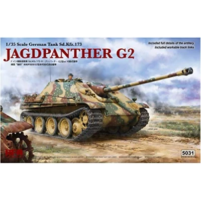 Afbeelding van 1:35 Rye Field Model 5031 Sd.Kfz.173 Jagdpanther G2 Tank Plastic Modelbouwpakket