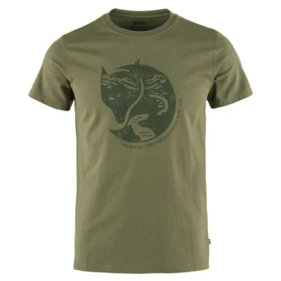 Afbeelding van Fjällräven Arctic Fox T shirt Met Korte Mouwen Groen XL Man