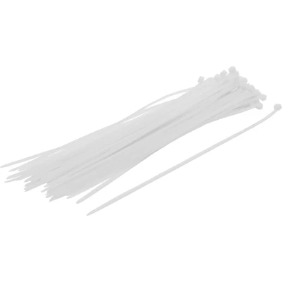 Afbeelding van BGS Kabelbinder assortiment wit, 4,8 x 300 mm, 50 delig