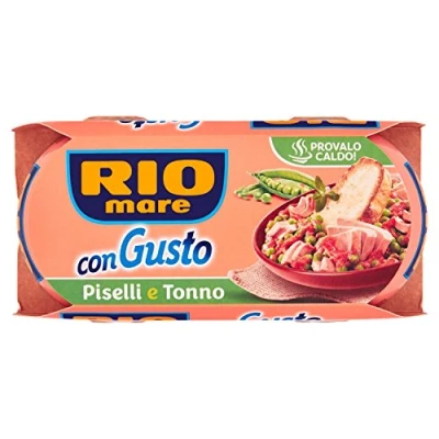Afbeelding van 6x Rio Mare Piselli e Tonno kant en klare tonijn erwten 2x160g Instant food
