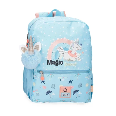 Afbeelding van Enso meisjes schooltas summer licht blauw