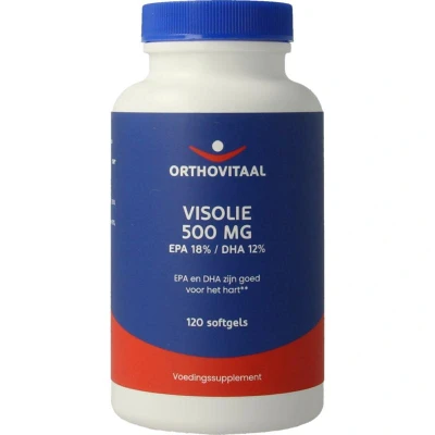 Afbeelding van Orthovitaal Visolie 500 mg EPA 18%/DHA 12% Softgels