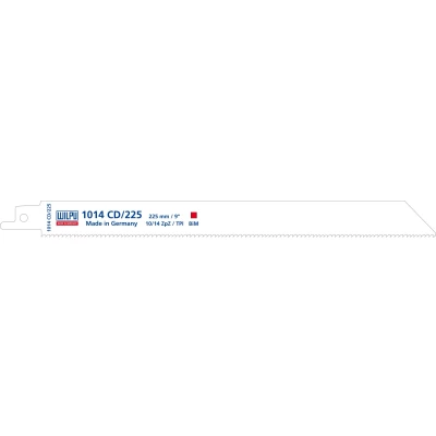 Afbeelding van Wilpu 1014CD/225 reciprozaagblad hout met metaal( resten) (Bosch S1125VF) 5 stuks