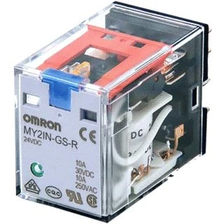 Afbeelding van OMRON RELAIS PLUG IN 8 POLIG DPDT 7 A MECHANISCHE EN LED INDICATOREN D