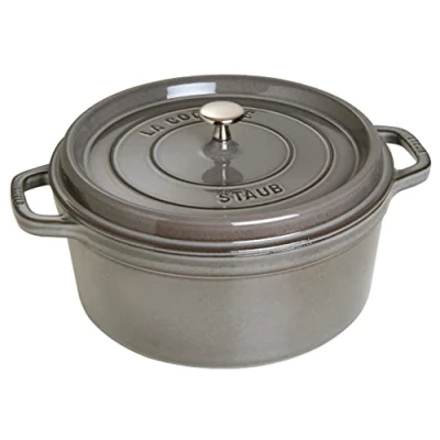 Afbeelding van Staub Braadpan Cocotte Grafietgrijs ø 28 cm / 6.7 liter