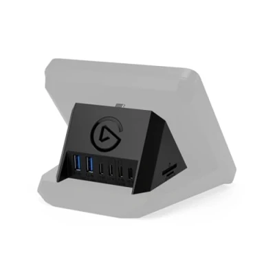 Afbeelding van Elgato USB Hub Voor Stream Deck +, 2 C Poorten/2 A Poorten, Stroomvoorziening, SD/MicroSD Kaartlezer C, Mac/PC, en Voeding Niet Meegeleverd