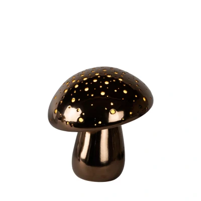 Afbeelding van Lucide Tafellamp Fungo 1L zwart chroom