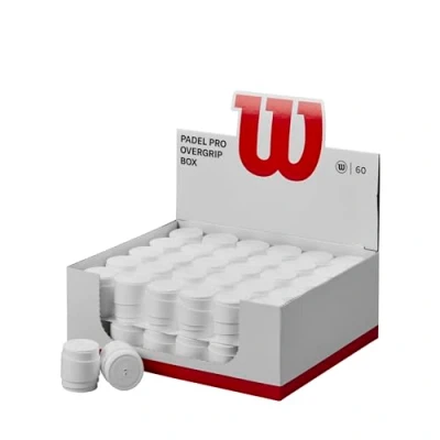 Afbeelding van Wilson Padel Pro Overgrip Box Wit (60 Stuks)