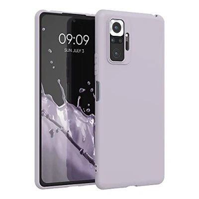 Afbeelding van kwmobile telefoonhoesje compatibel met Xiaomi Redmi Note 10 Pro hoesje Zachte case voor smartphone Back cover in lavendel