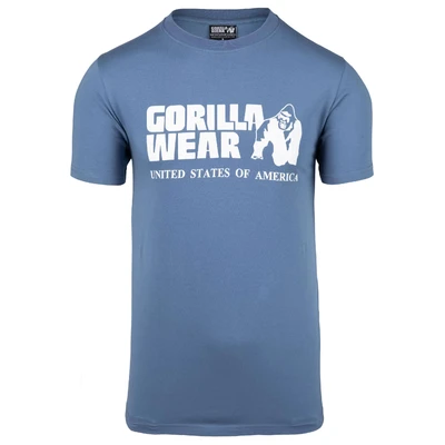 Afbeelding van Gorilla Wear Classic Tshirt print, Heren, Maat: XXL, Blue