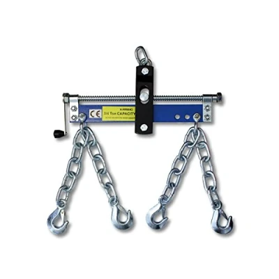 Afbeelding van WilTec 1650LB 750kg Motor Kraan Hoist Lift Leveller Chain Load Garage Lading Balancer