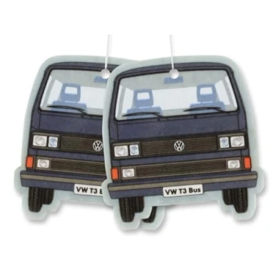 Afbeelding van BRISA VW Collection Volkswagen T3 Bulli Bus luchtverfrisser, geurdispenser, geurboom voor auto/auto (Sport Fresh/Blauw/Set van 2)