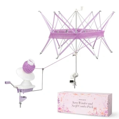 Afbeelding van INMAKER Garenwinder en Swift, Garen Swift Ball Winder Combo, met voor Haken