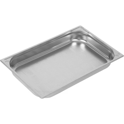 Afbeelding van Vogue RVS geperforeerde GN 1/1 bak 65mm