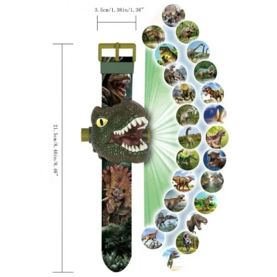 Afbeelding van Projectie horloge dinosaurus