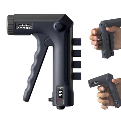 Afbeelding van Handkraft Trainer, Grip Strength Trainer instelbaar, griptrainer voor handtraining, vingertrainer met mechanische teller, handspiertrainer twee trainingsmodi, gripkrachttrainer, 1 stuk