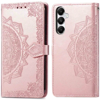 Afbeelding van Samsung Galaxy A17 (5G) Hoesje Kunstleder imoshion Bookcase Rosé goud Telefoonhoesje