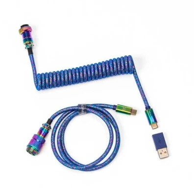 Afbeelding van Keychron Premium Coiled Aviator Cable USB C 3.2 Gen 1
