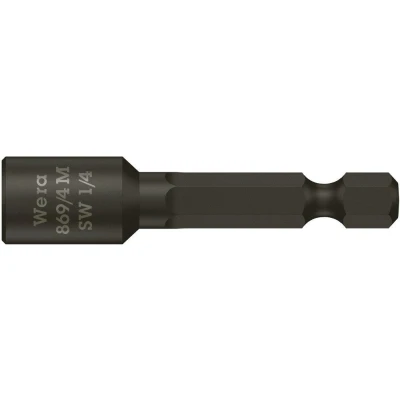 Afbeelding van Wera Dopsleutel Met Permanent magneet 1/4&quot; x 50mm