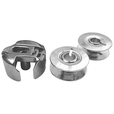 Afbeelding van Spoelcapsule + 2 metalen spoelen voor Pfaff 1221, 1222, 1222E, 1222SE, 1229 naaimachine