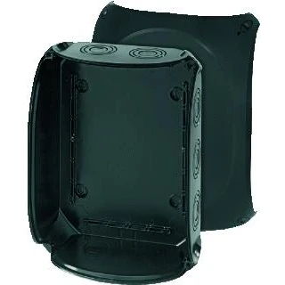 Afbeelding van Hensel kabeldoos leeg breakout port weerbestendig zwart ip66 ip67 kf 3500 b